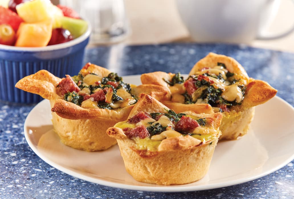 Mini corned beef quiches - Hertford Fine Foods